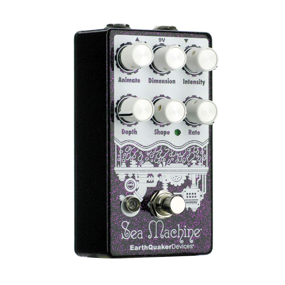 新品 EarthQuaker Devices Sea Machine V3 Earthquaker Devices Sea Machine V3 Super Chorus, Purple Sparkle
